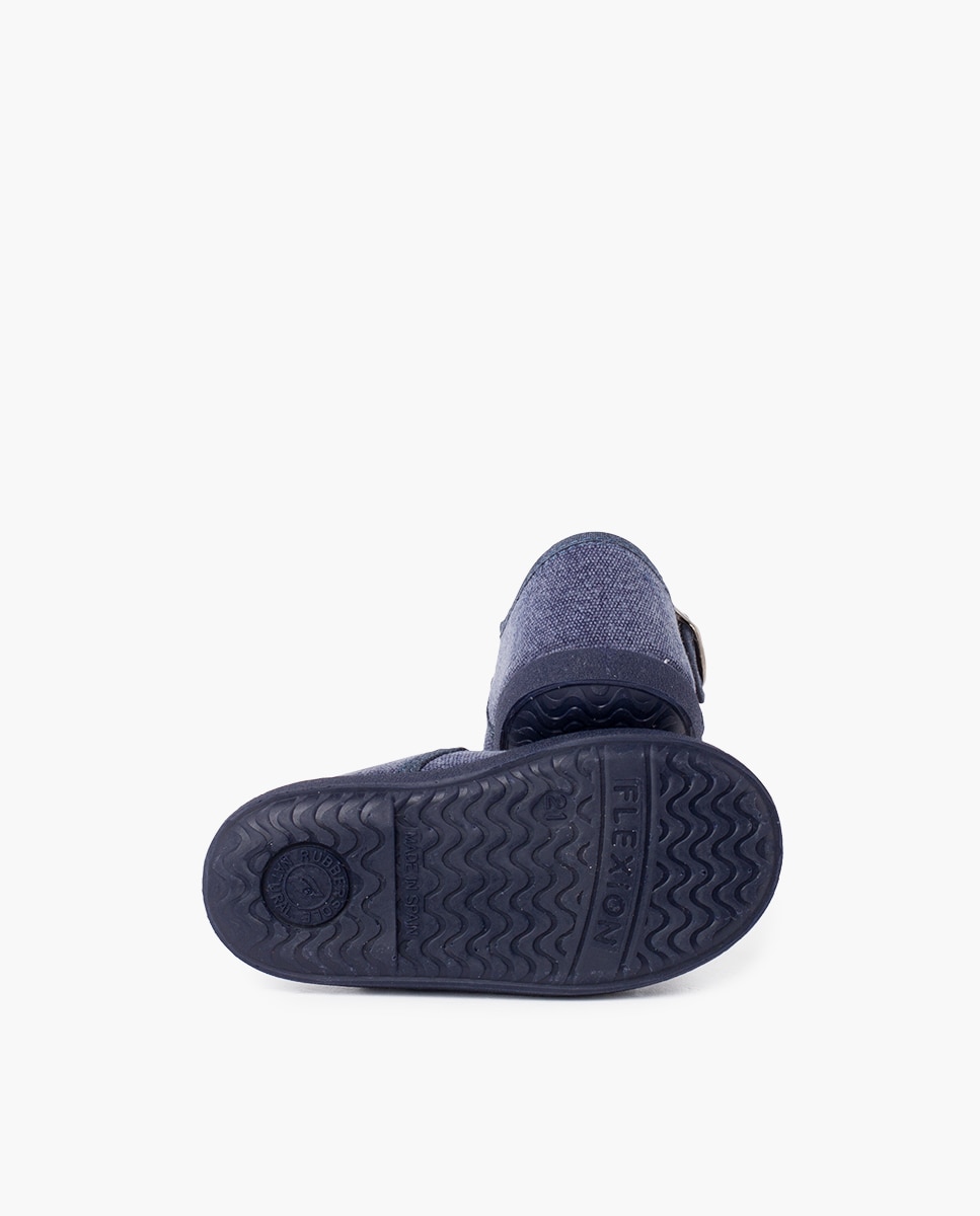 Pepitos de Bebé Casual com Sola Sport Pisamonas Azul denim-2