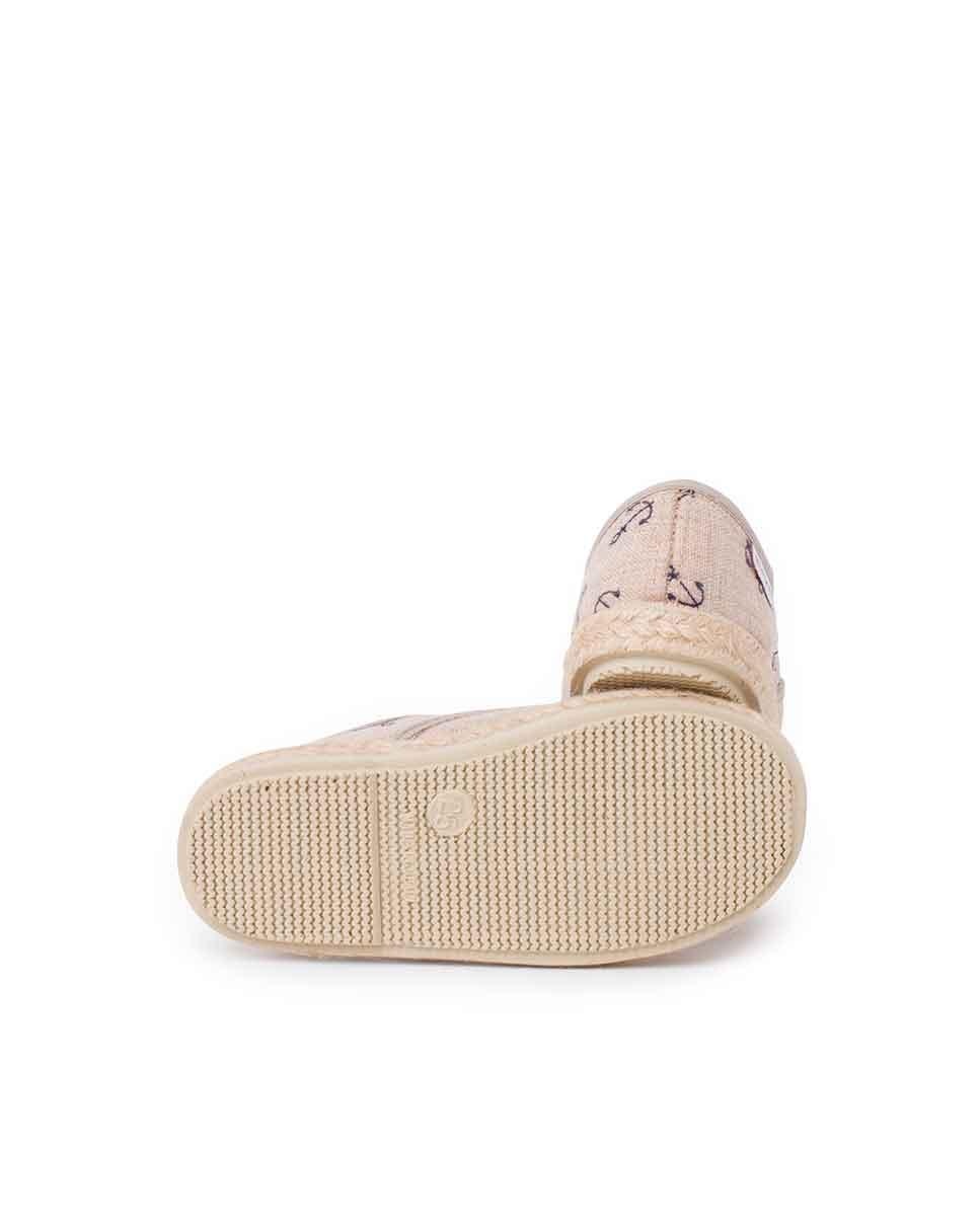 Sapatilhas de Lona Infantil com Atacadores Azul-marinho-2