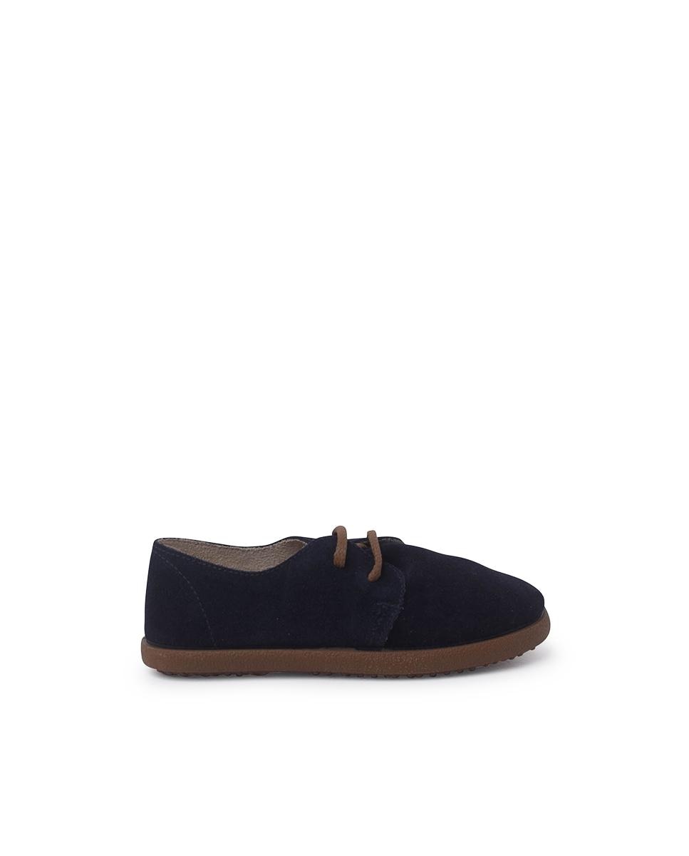 Imagem 0 de Sapatos de Cordões em Pele Camurça Infantil