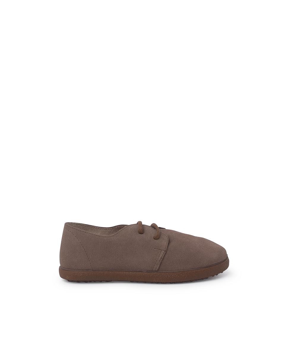 Imagem 0 de Sapatos de Cordões em Pele Camurça Infantil