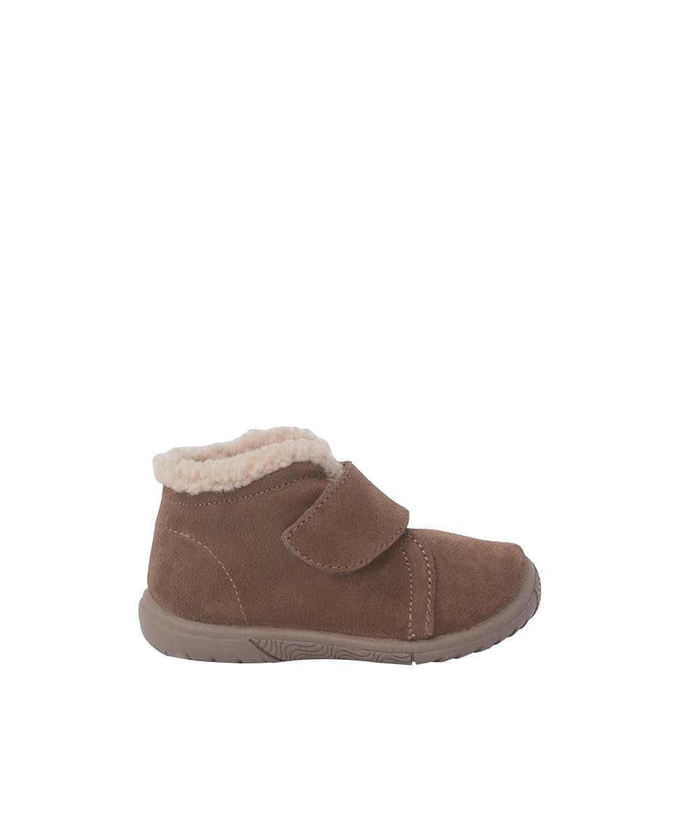 Imagem 0 de Botas Infantil de Gola Tipo Pelo de Ovelha e Tira