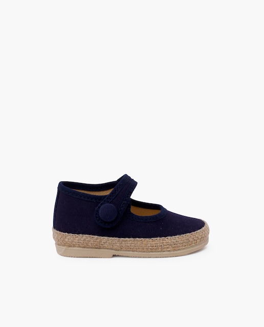 Imagem 0 de Sapatos para Bebé em Linho e Juta com Detalhe