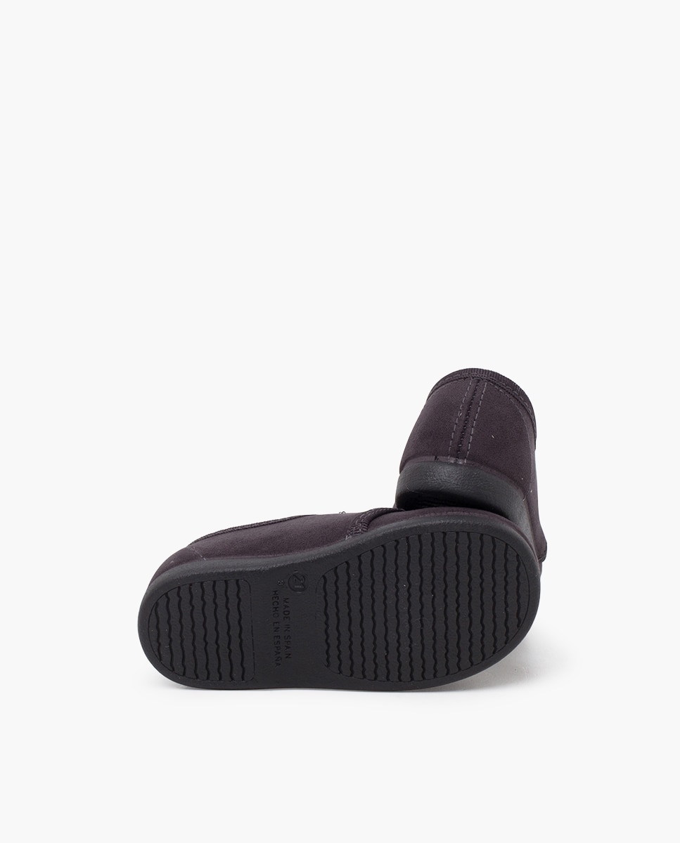 Sapatos de Cordões e Bluchers para Bebé em Serratex Cordão Faya Pisamonas Cinzento-2
