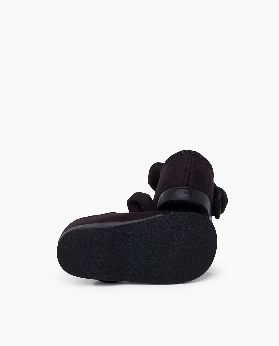 Sapatos de Presilha para Bebé Bamara com Velcro Preto-2