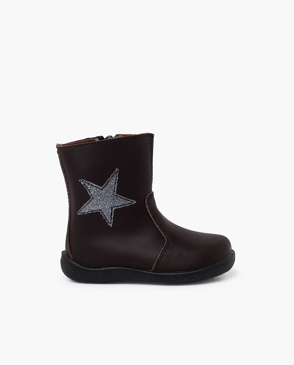 Botas para Bebé Estrela em Pele Lavável · Pisamonas · El Corte Inglés