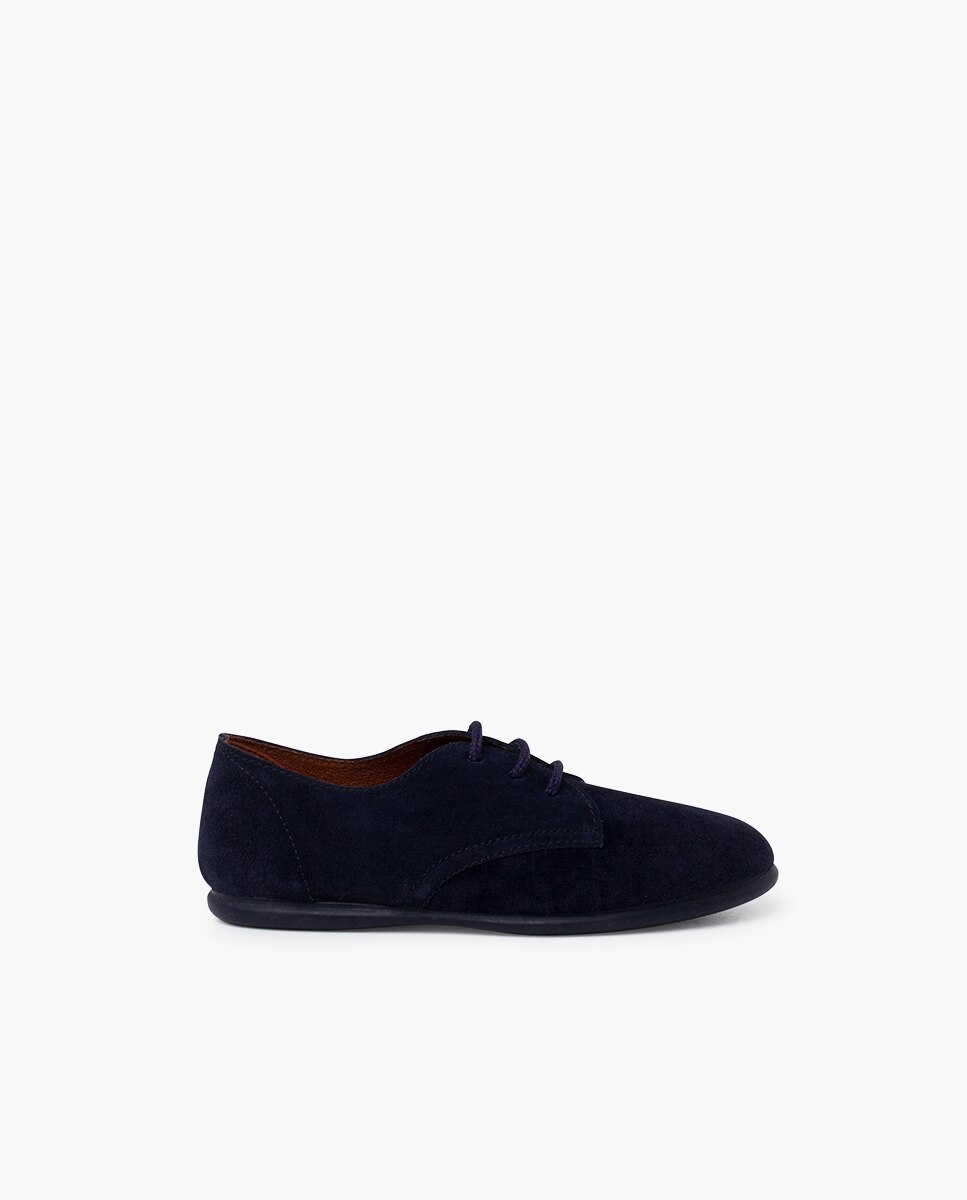 Imagem 0 de Sapatos de Cordões Infantil de Camurça com Cordões