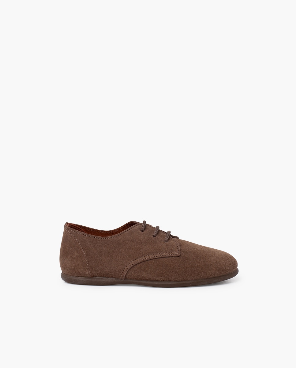 Imagem 0 de Sapatos de Cordões Infantil de Camurça com Cordões