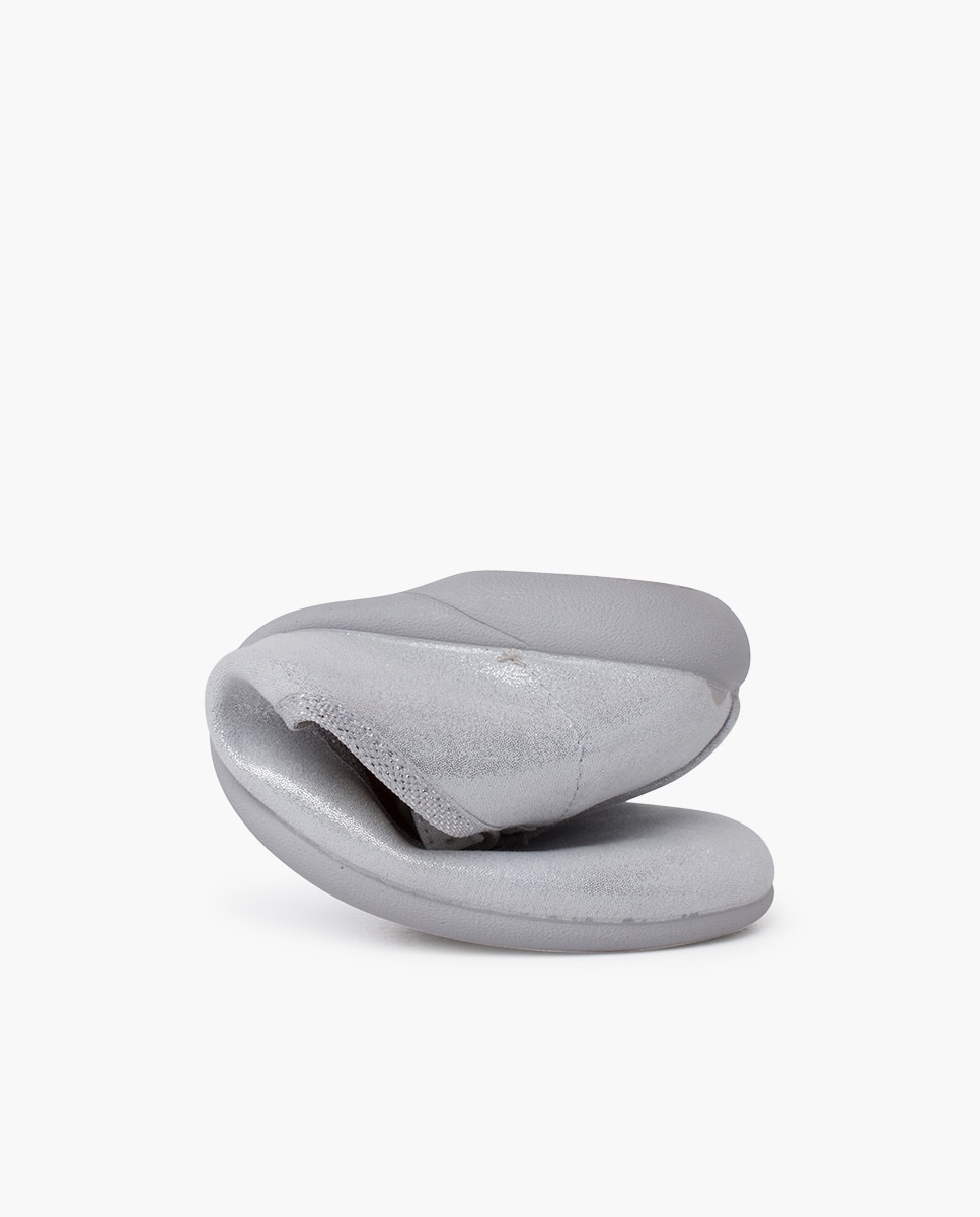 Sabrinas Infantil Gilda com Brilho Nacarado Prata-5