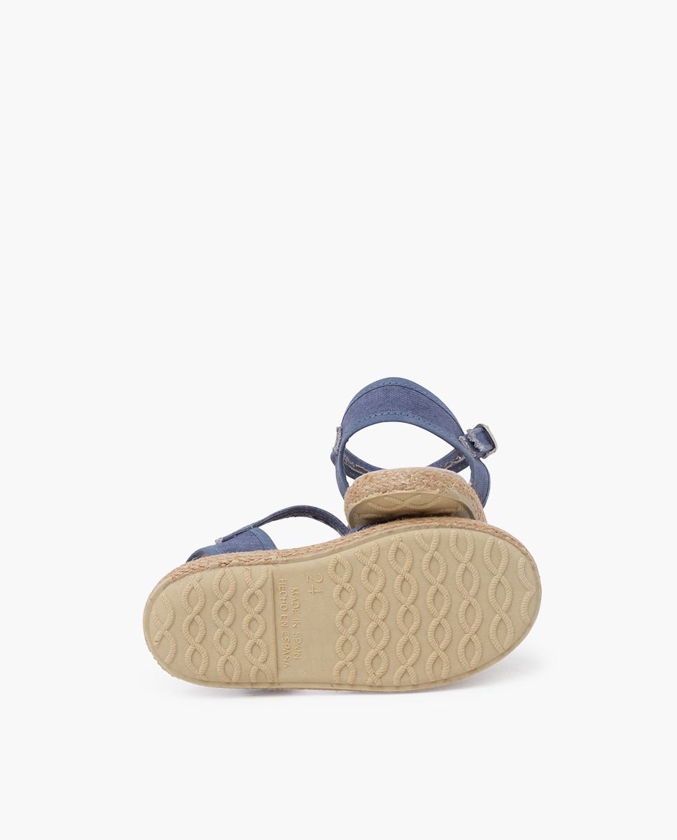 Alpercatas Eco com Sola Fina e Fivela Pisamonas Azul-marinho-2