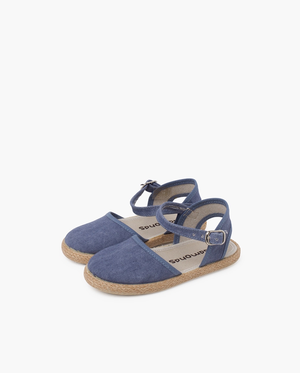Alpercatas Eco com Sola Fina e Fivela Pisamonas Azul-marinho-3