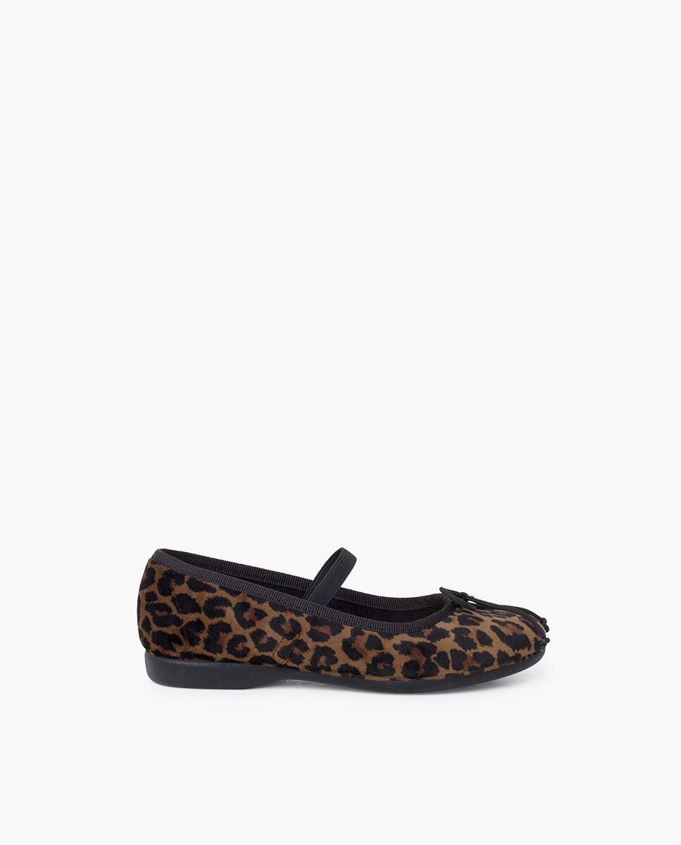 Imagem 0 de Merceditas de Elástico Animal Print