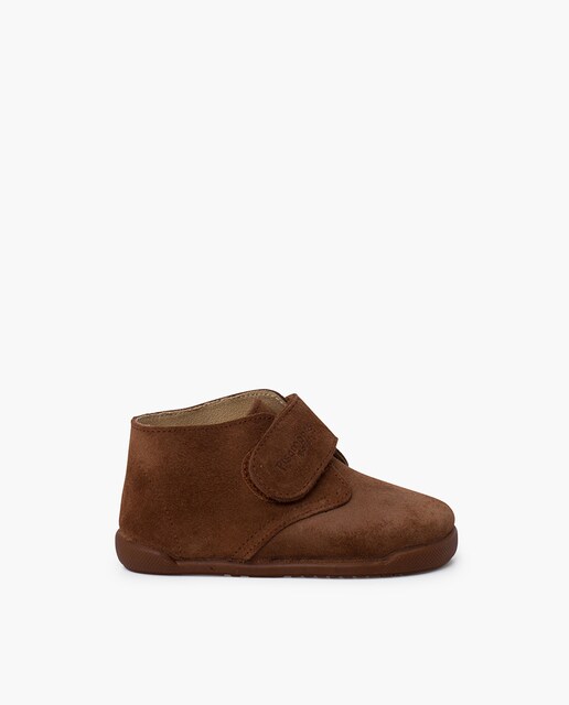 Imagem 0 de Botas para Bebés Barefoot de Camurça e Velcro