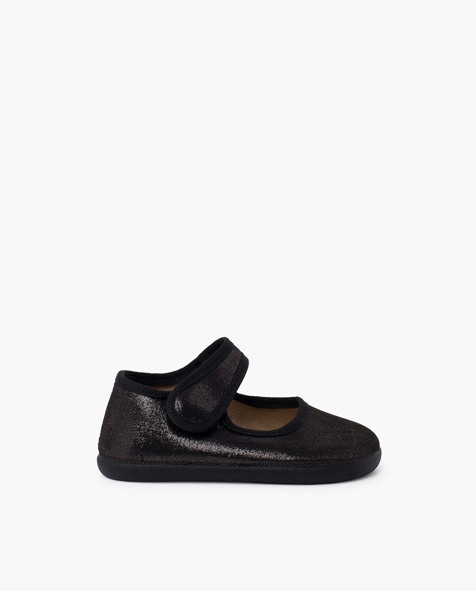 Imagem 0 de Merceditas de Bebé Barefoot Brilho com Velcro