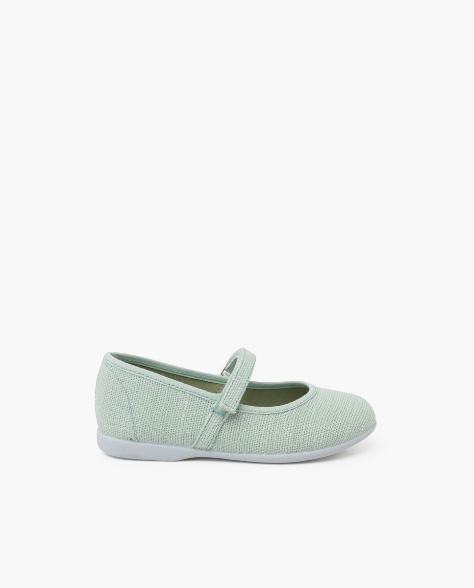 Imagem 0 de Merceditas Infantil de Linho com Velcro