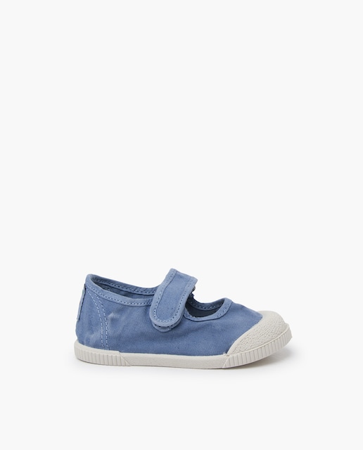 Imagem 0 de Sapatos de Bebé com Biqueira Barefoot de Lona Lavada