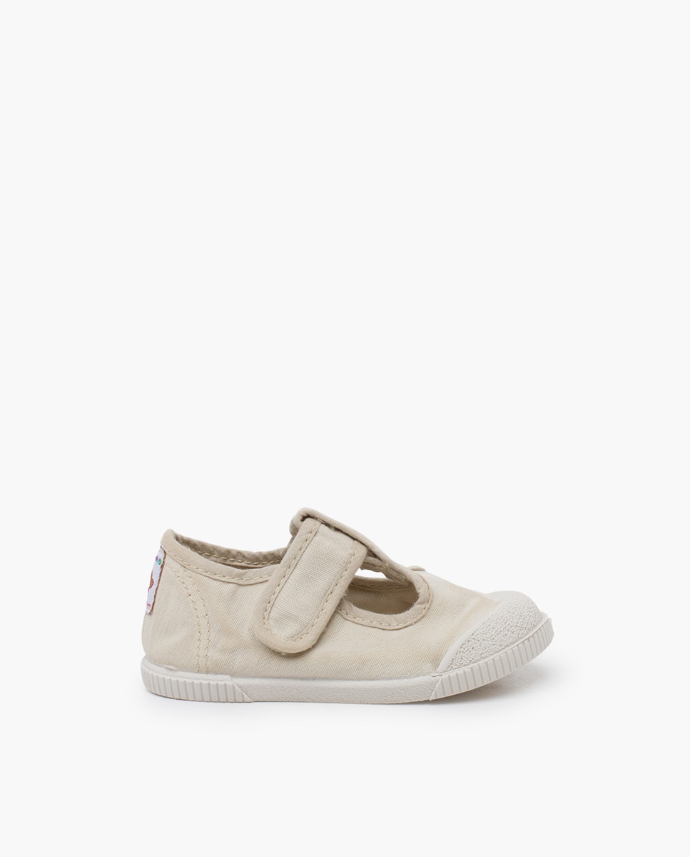 Imagem 0 de Sandálias Fechadas Infantil com Biqueira Barefoot de Lona Lavada