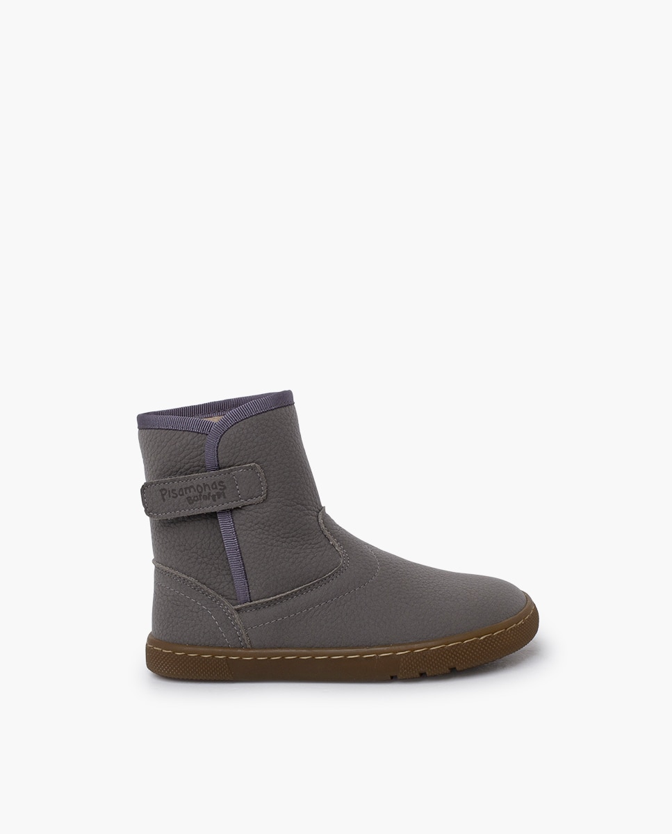 Imagem 0 de Botas Infantil em Pele Barefoot com Pelo de Ovelha