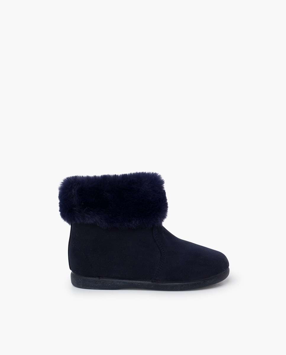 Imagem 0 de Botas de Gola Pelo com Sola Fina