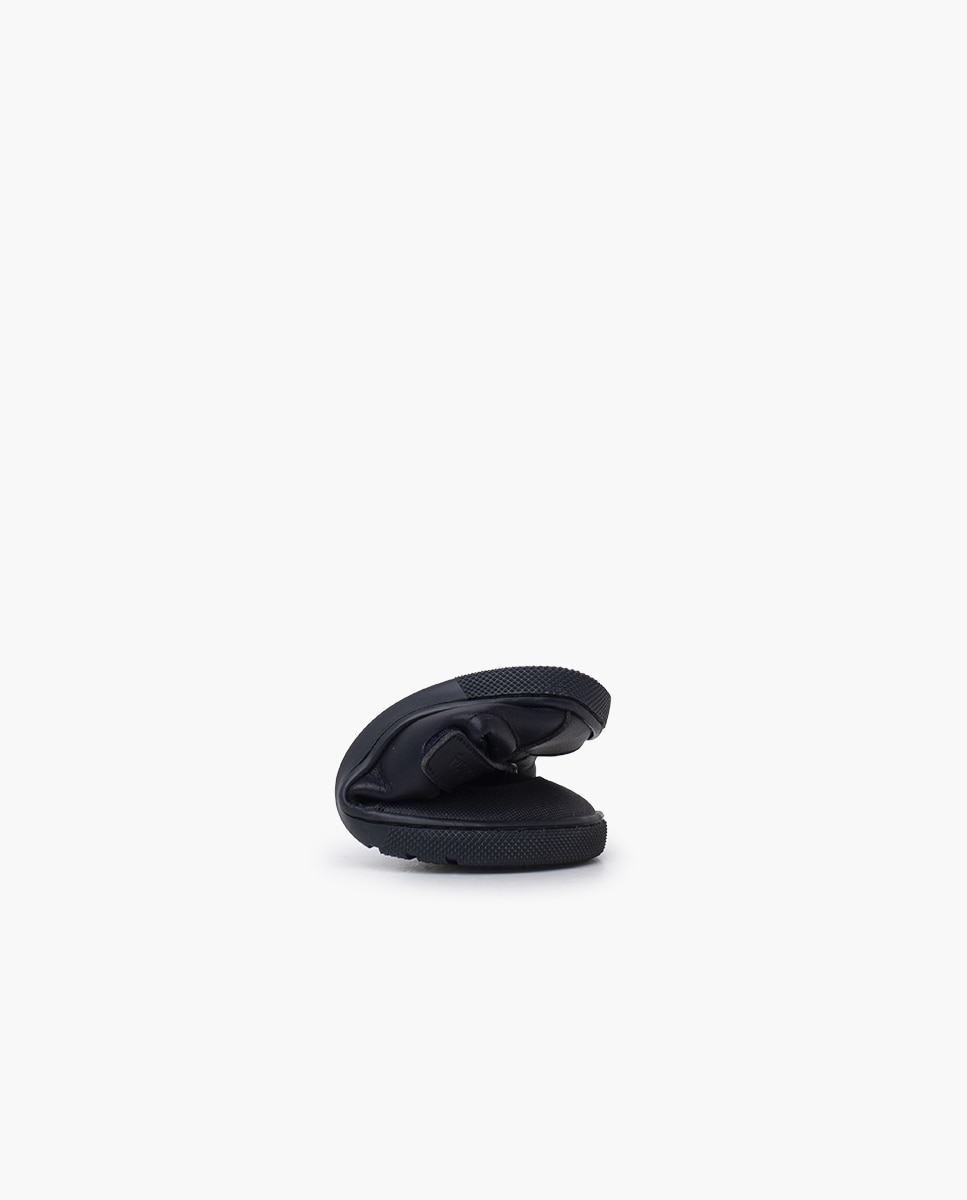 Sapatos de Presilha Escolar Barefoot com Velcro Pisamonas Azul-marinho-5