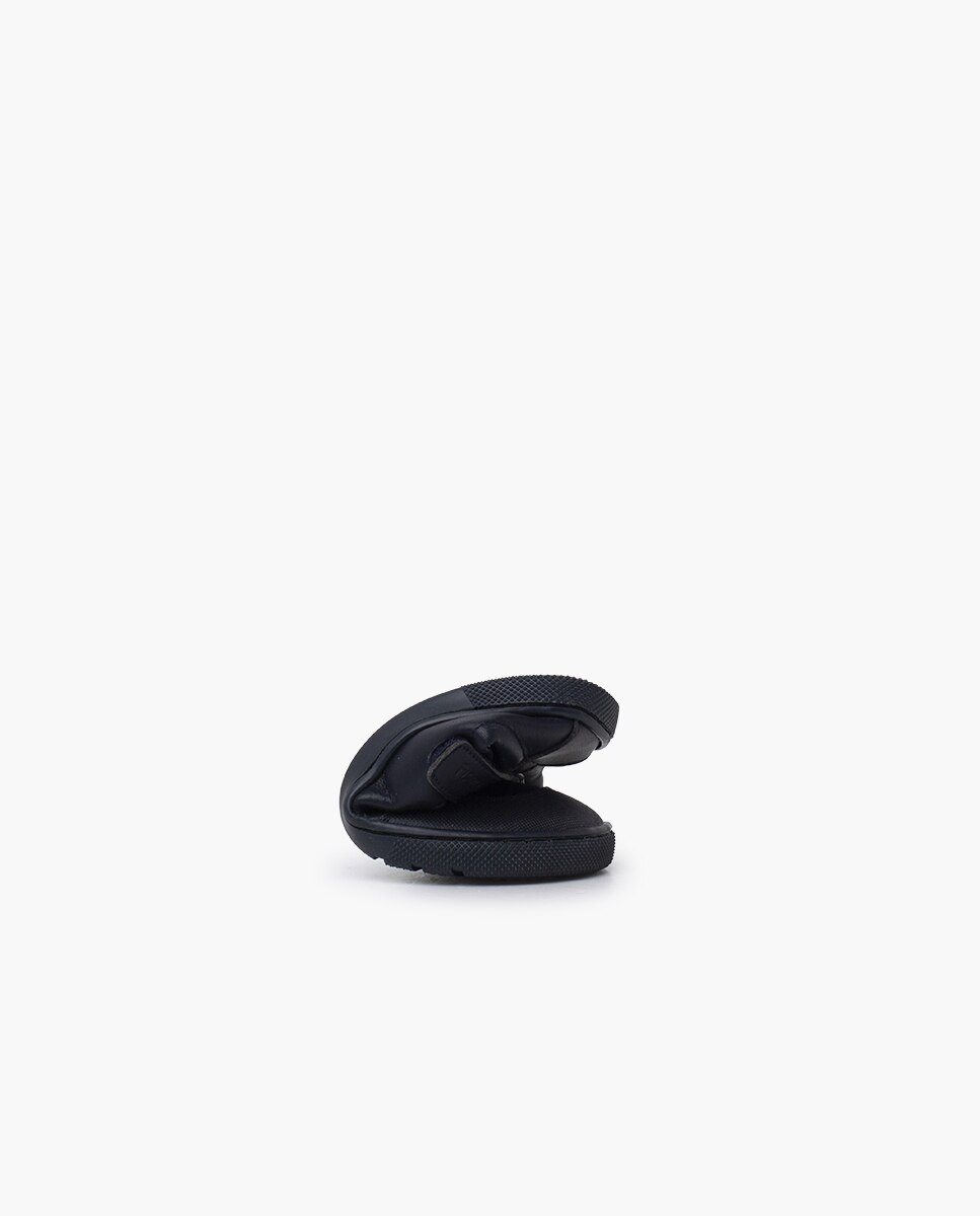 Sapatos de Presilha Escolar Barefoot com Velcro Azul-marinho-5