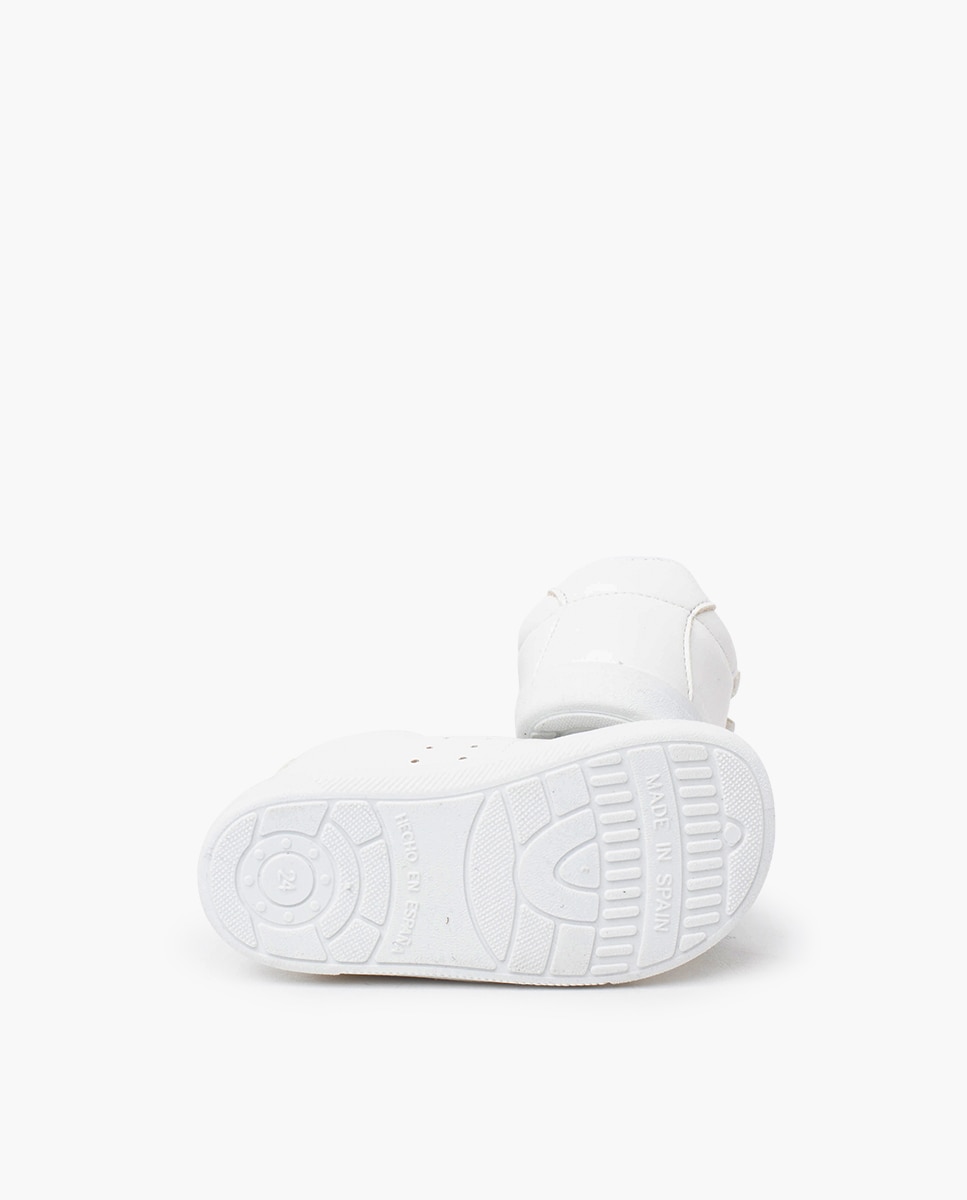 Sapatilhas de Lona Infantil Desporto Barefoot Colegiais Pisamonas Branco-2