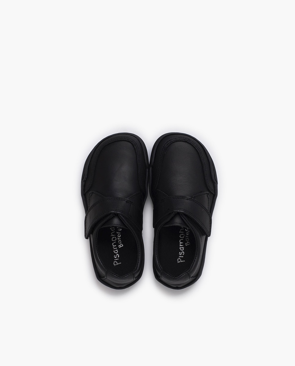 Merceditas Colegiais Barefoot de Pele Preto-4