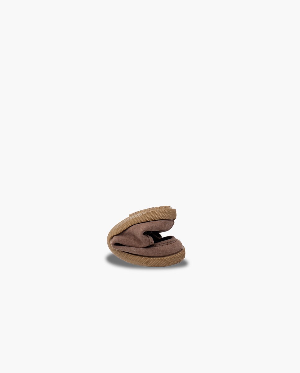 Náuticos Infantil Wallaby Náuticos Suede Pisamonas Castanho-5