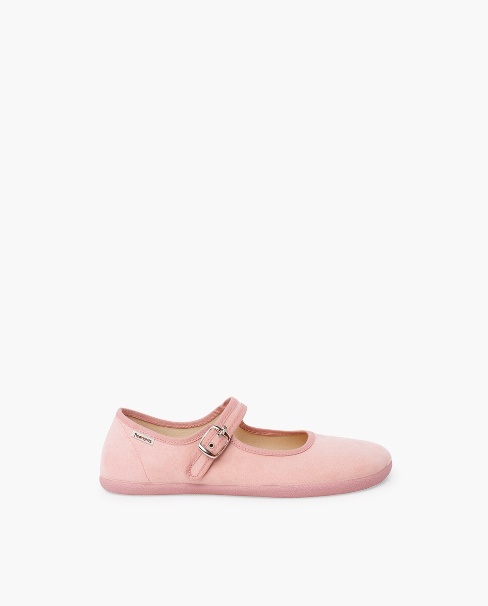Imagem 0 de Merceditas Barefoot Suede com Fivela