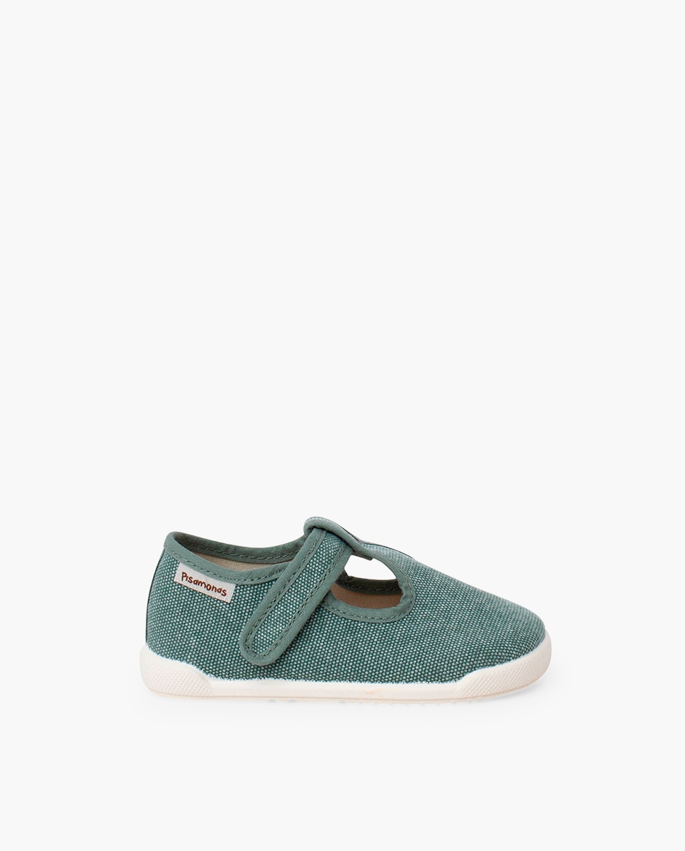 Imagem 0 de Pepitos para Bebé Barefoot de Lona Canvas com Tira