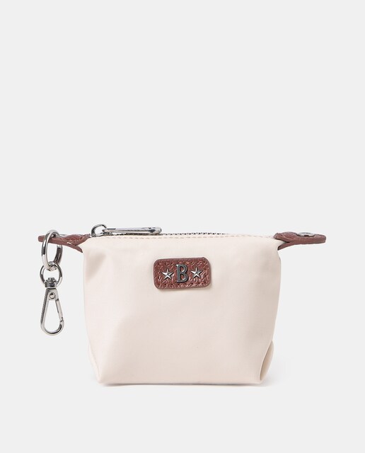 Imagem 0 de Porta-chaves com Mini Mala Shopper em Bege