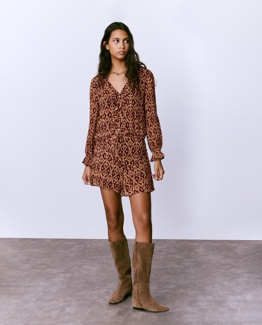 Imagem 0 de Saia Curta Estampada