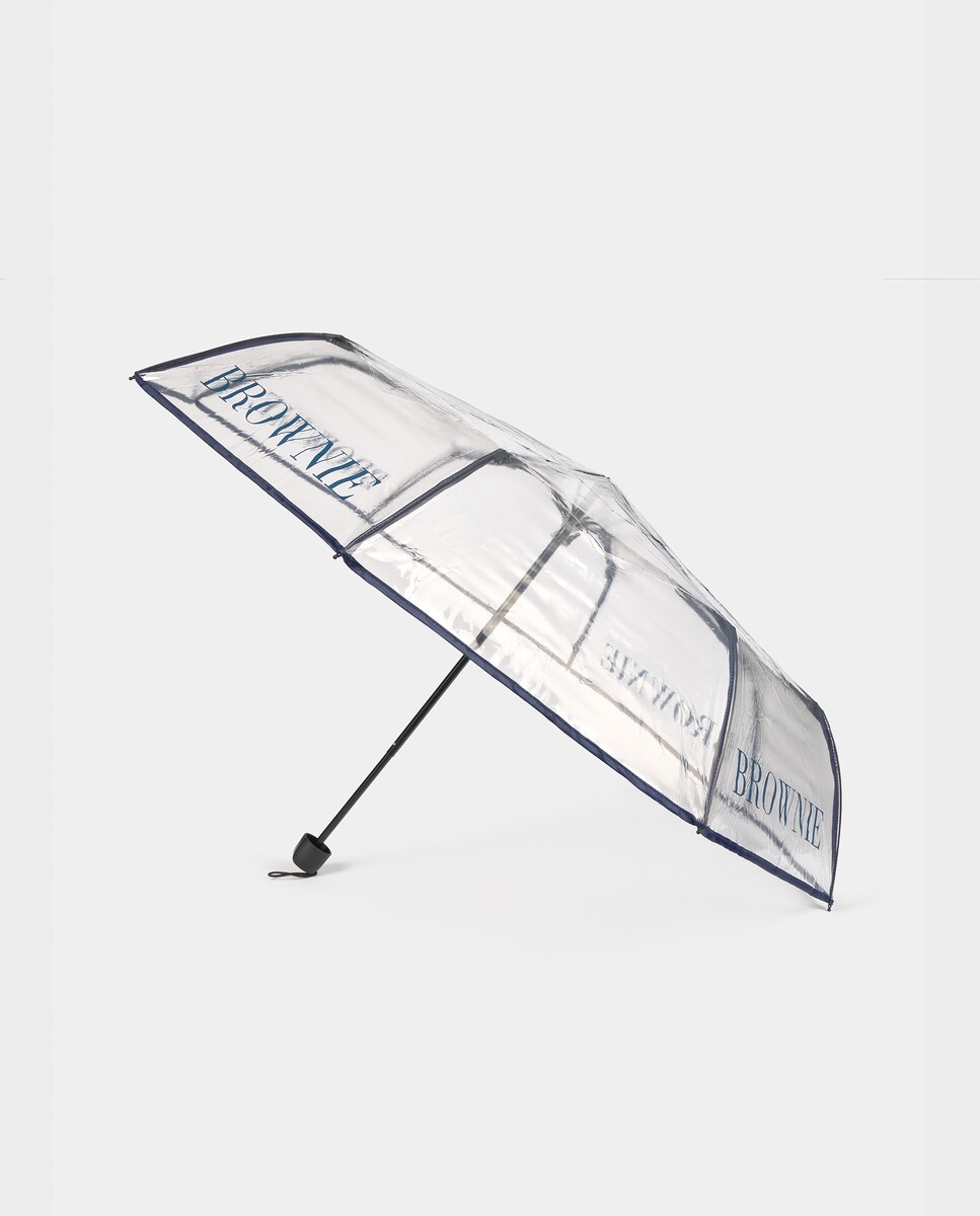 Guarda-chuva Transparente Azul-2