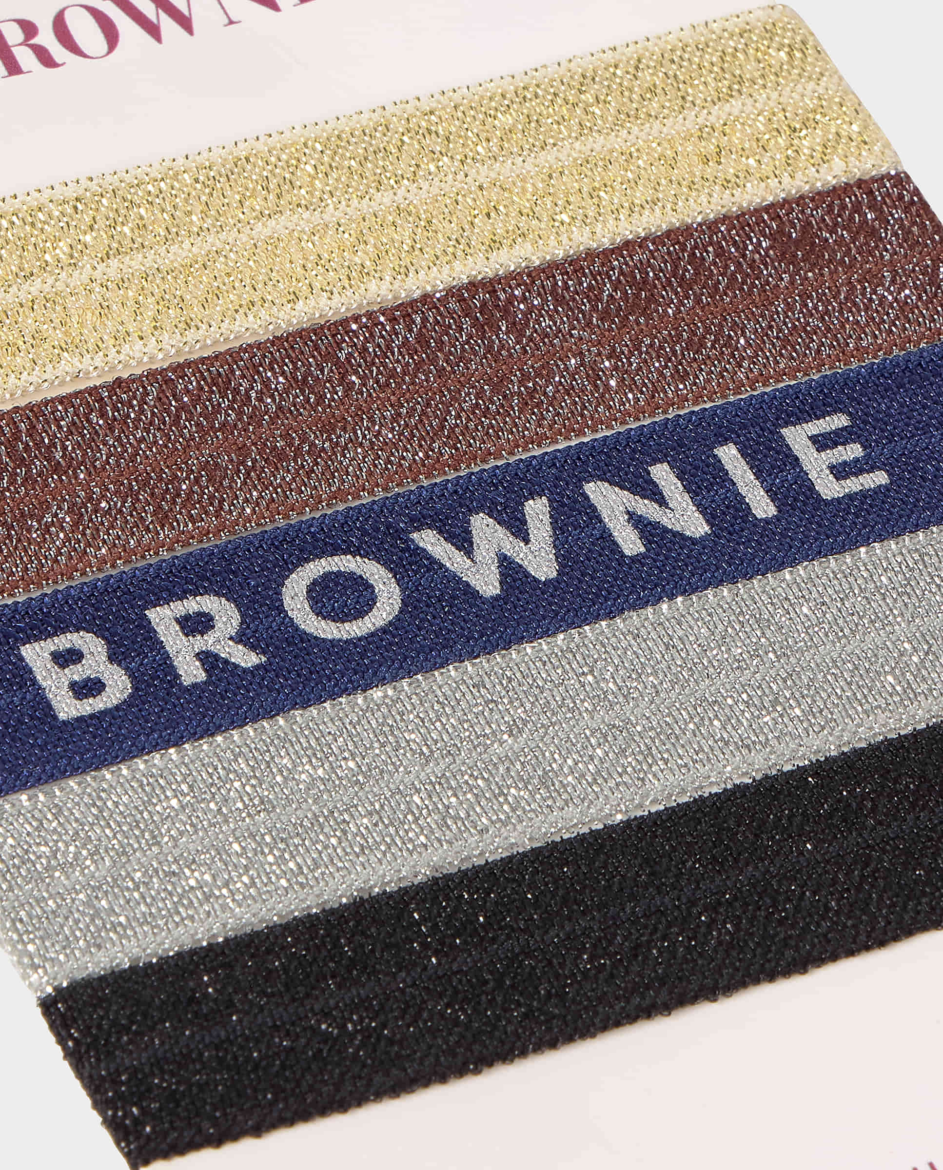 Pack de Elásticos com Logo Ouro-3