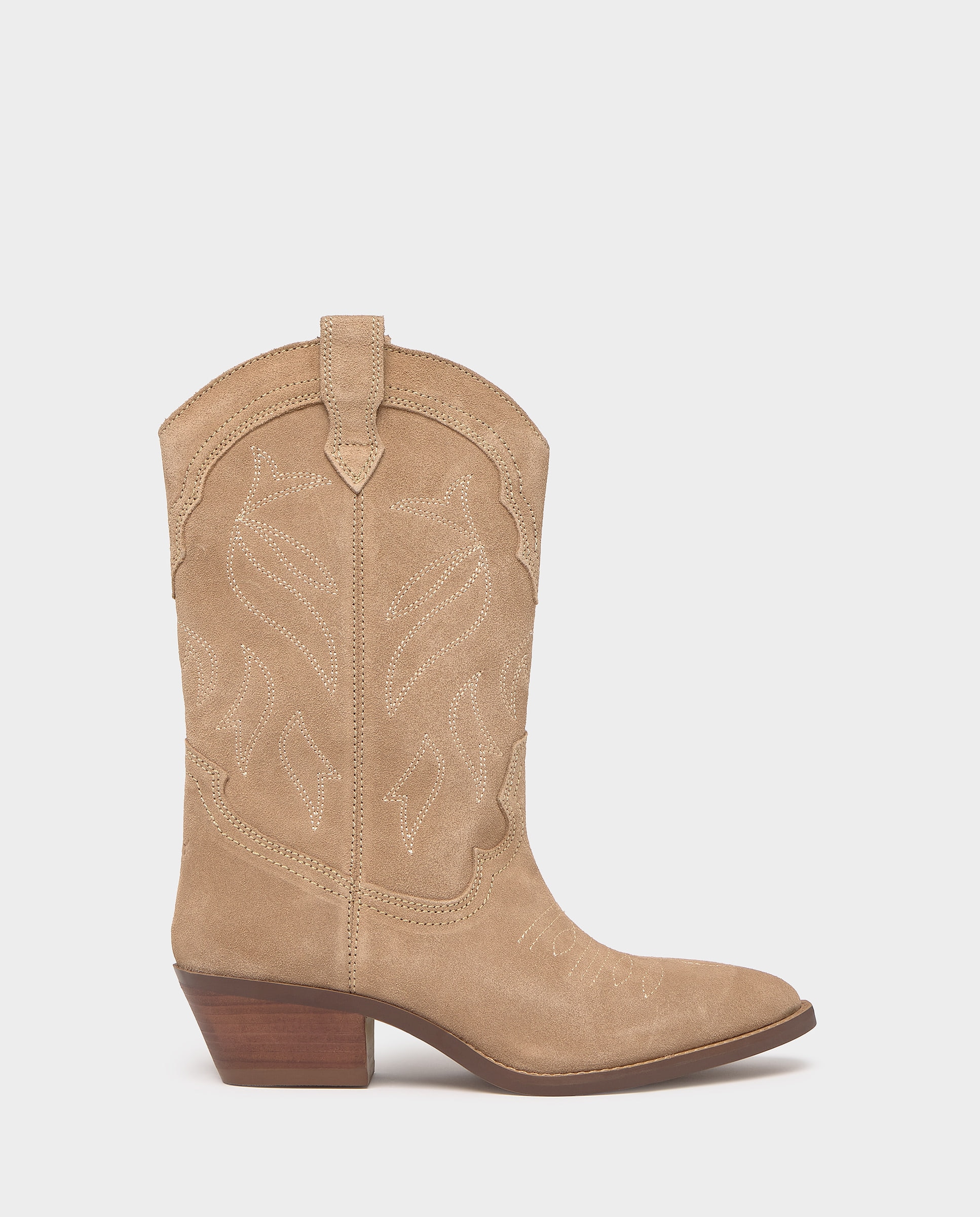 Imagem 0 de Botas de Pele Estilo Cowboy