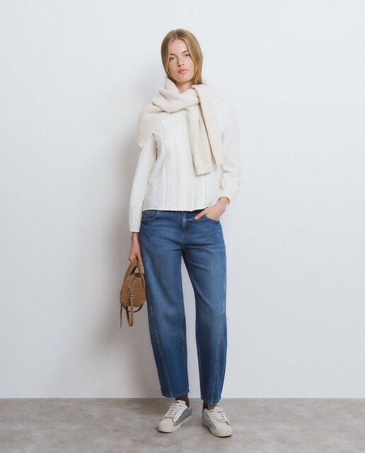 Imagem 0 de Jeans com Corte Balloon