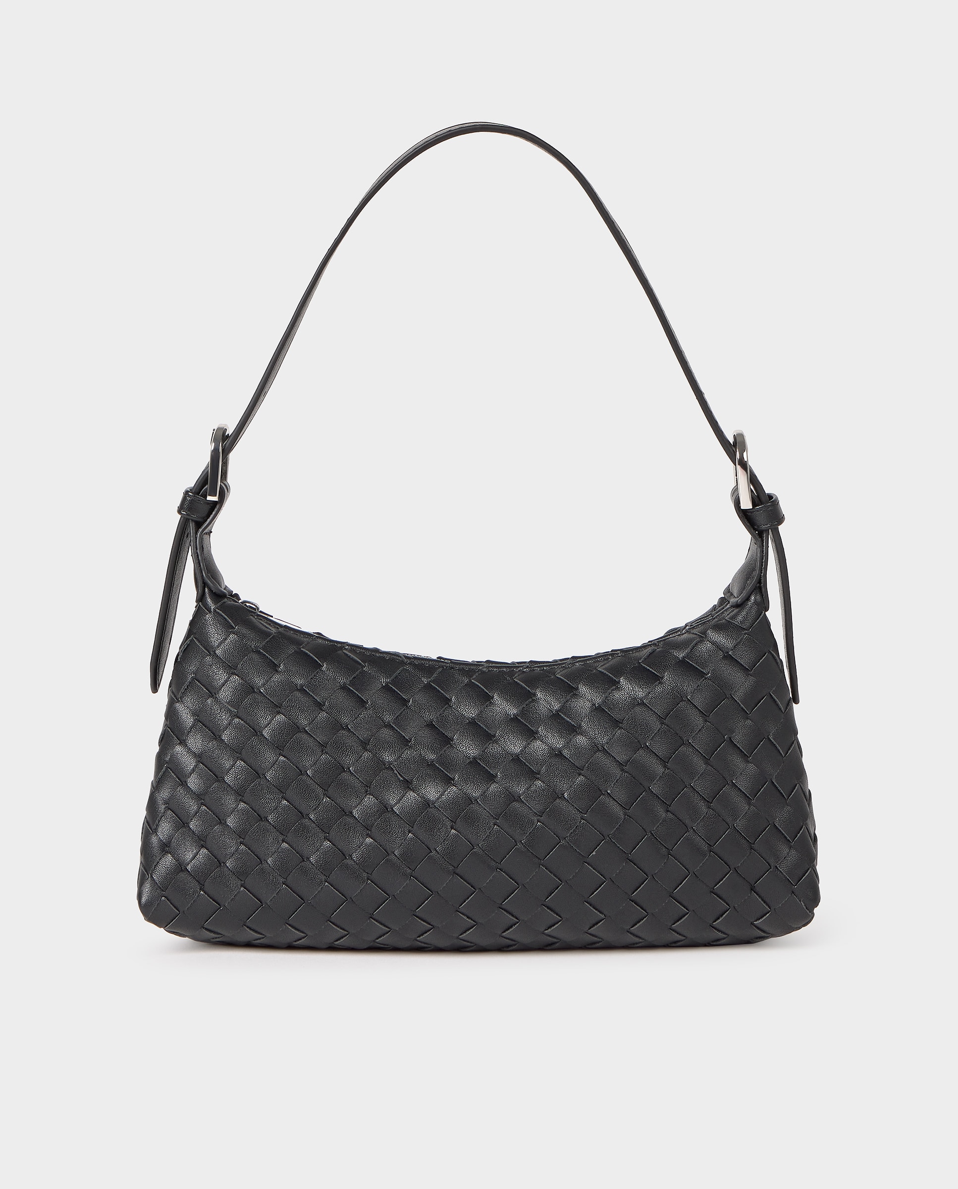 Imagem 0 de Mala de Ombro Tipo Baguette Entrançada