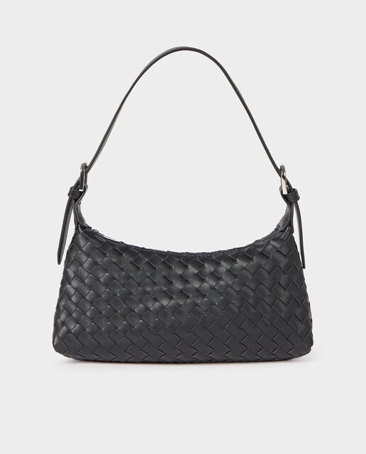 Imagem 0 de Mala de Ombro Tipo Baguette Entrançada