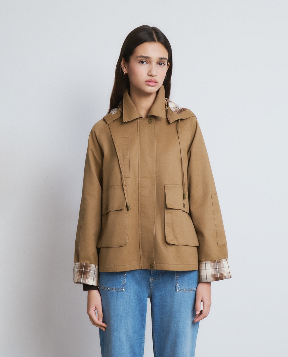 Imagem 0 de Casaco Encerado com Capuz