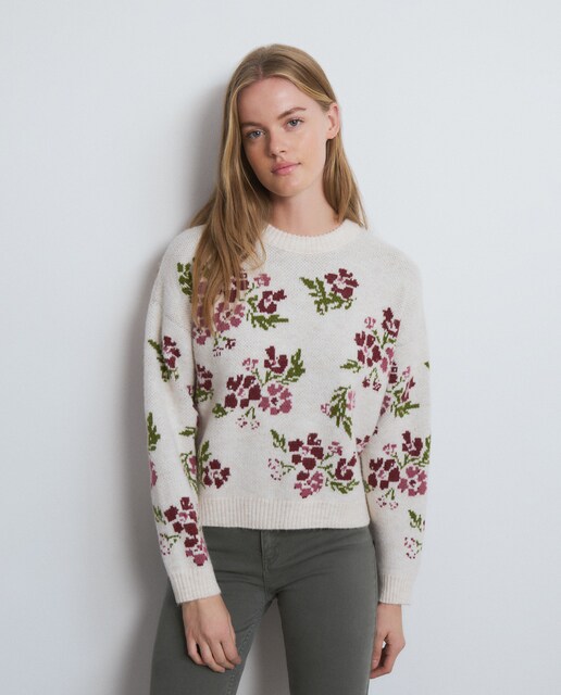 Imagem 0 de Camisola Estampada Jacquard