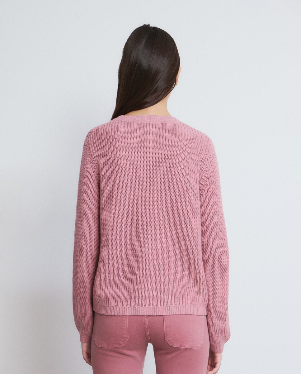 Camisola com Bordado Rosa-pastilha-2
