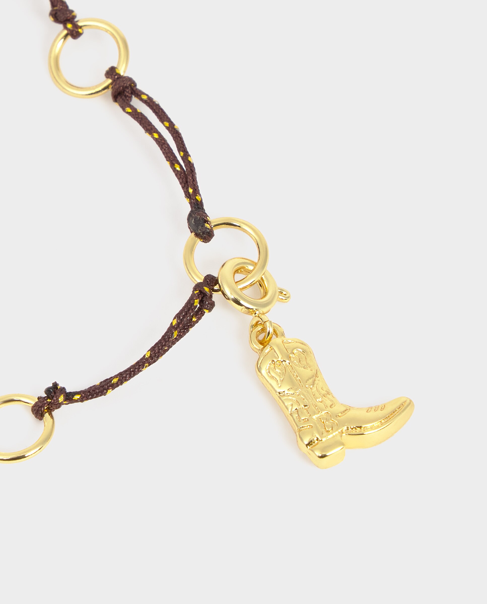 Charm Bota Cowboy Dourado-2