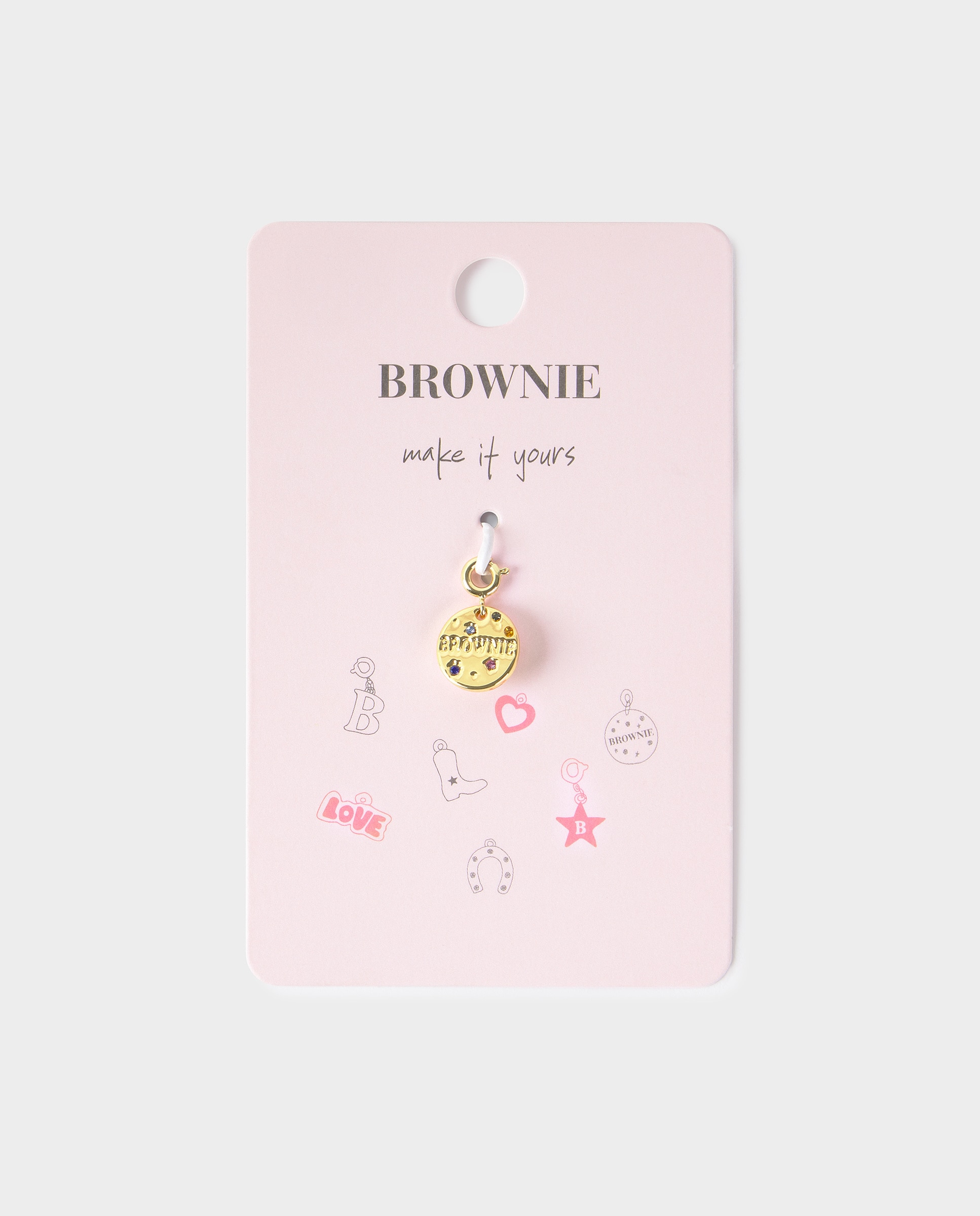 Imagem 0 de Charm Dourado com Logo