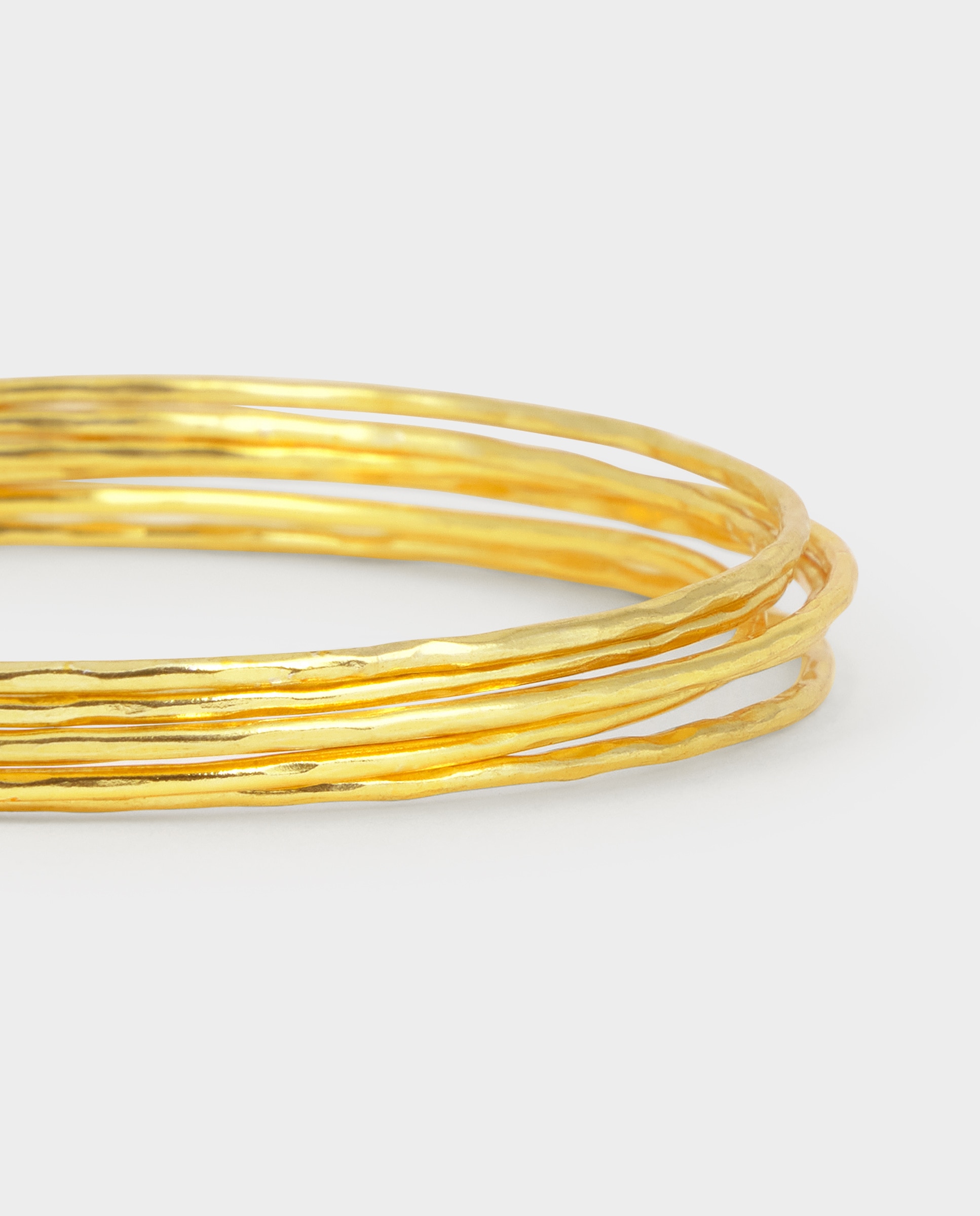 Pack de Pulseiras Finas Dourado-4