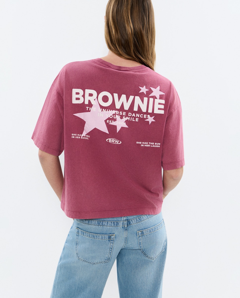 Imagem 0 de T-shirt com Logo e Estrelas