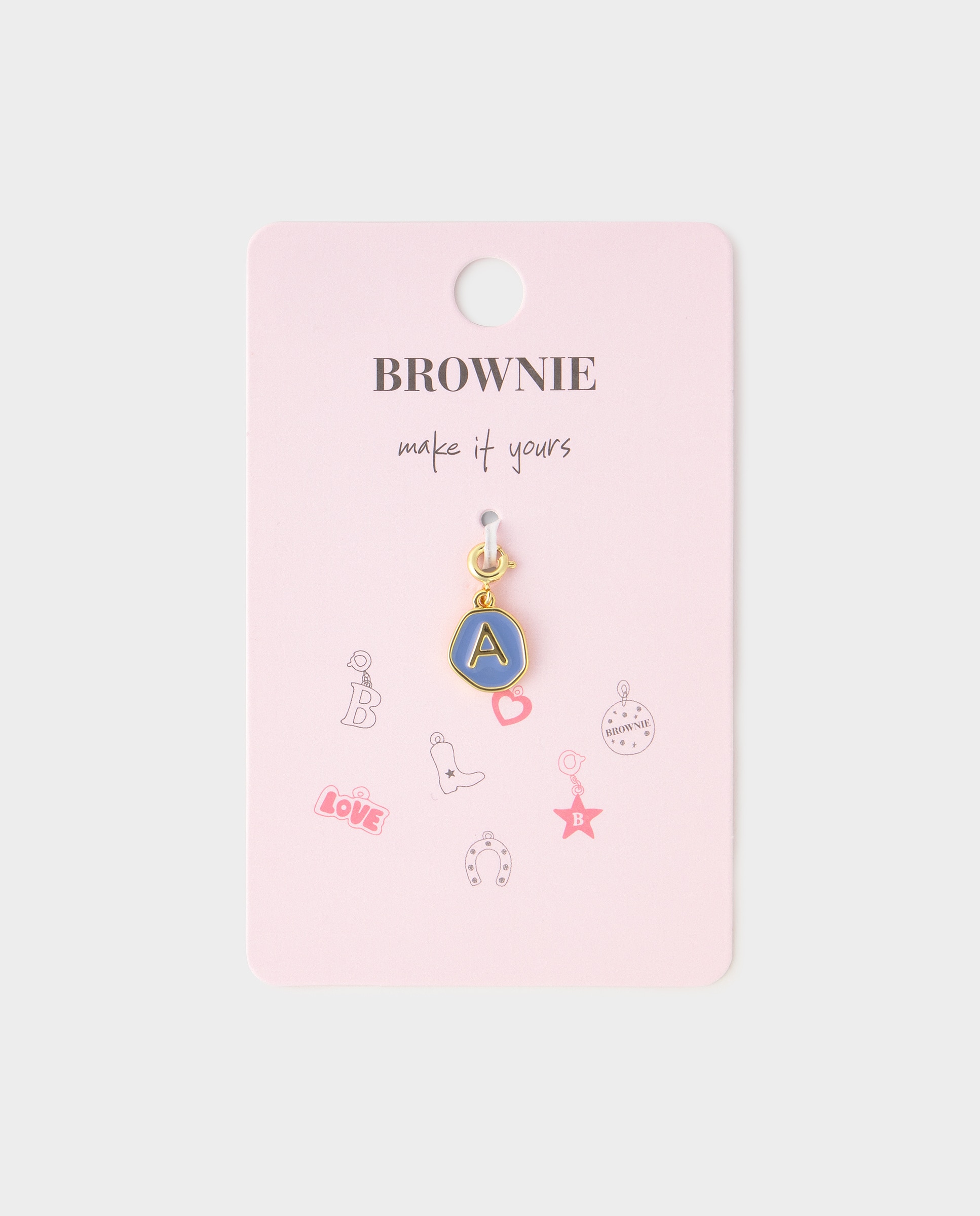 Imagem 0 de Charm de Letra a em Dourado