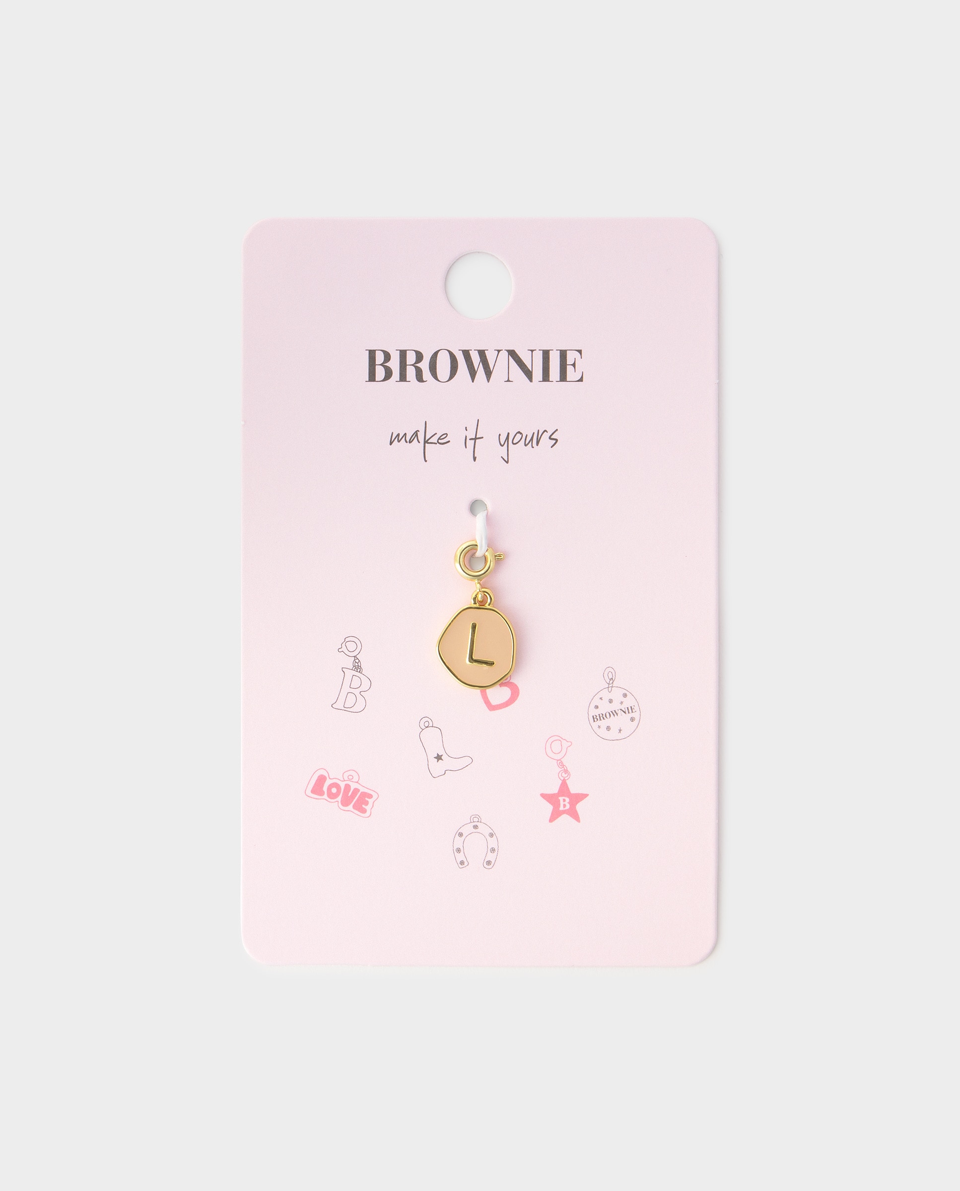 Imagem 0 de Charm de Letra L em Dourado