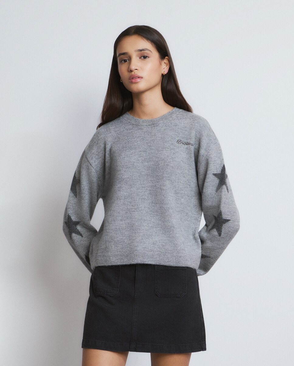 Imagem 0 de Camisola com Estrelas e Logo