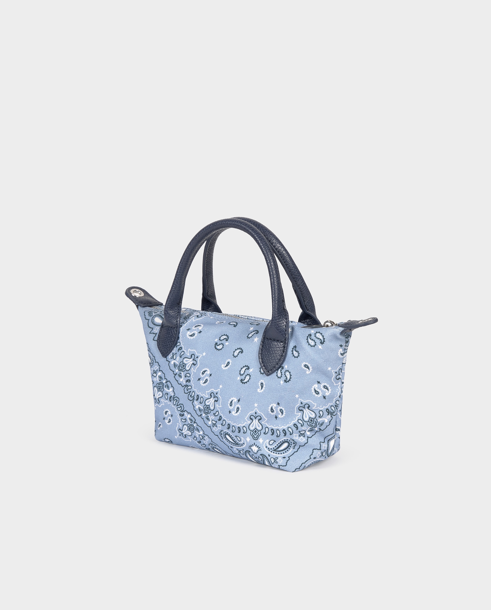 Mala Mini Tipo Shopper Azul-4