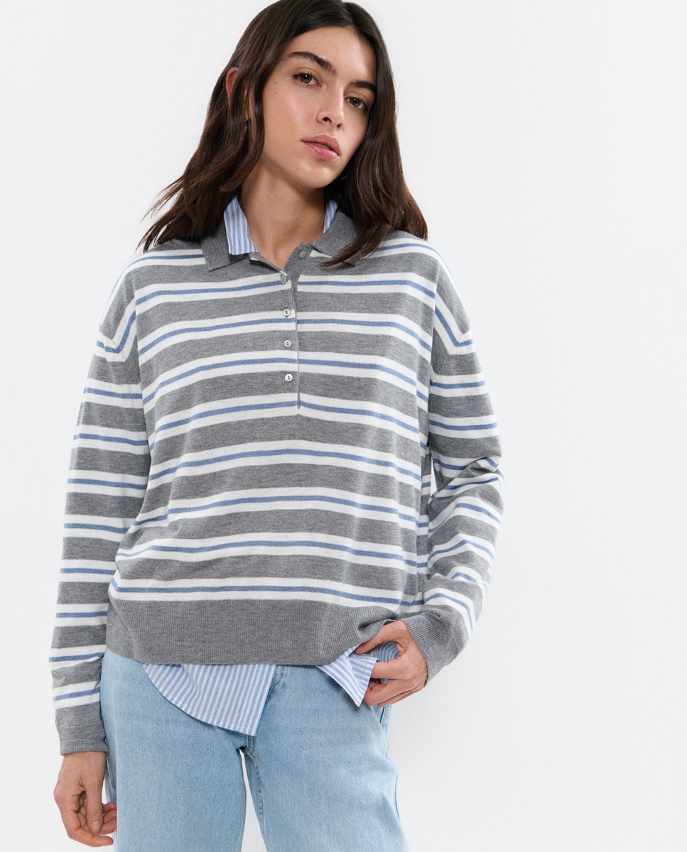 Imagem 0 de Camisola Às Riscas