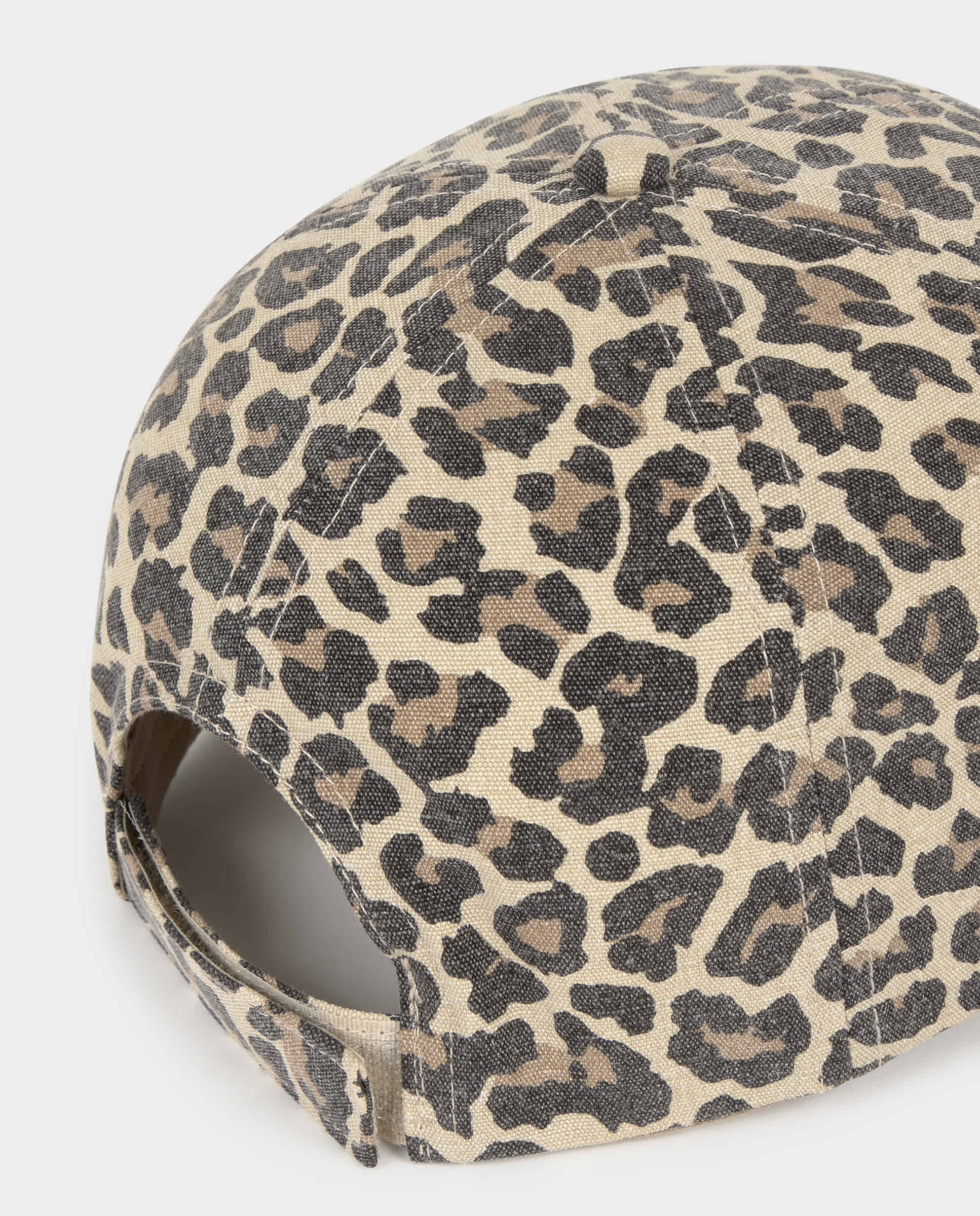Boné Animal Print com Logo Castanho-2